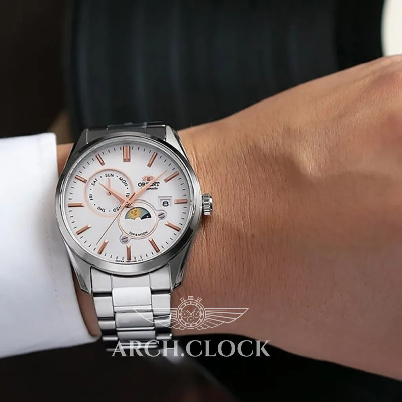 Годинник Orient AK0306S10B Sun&Moon Automatic, фото 12
