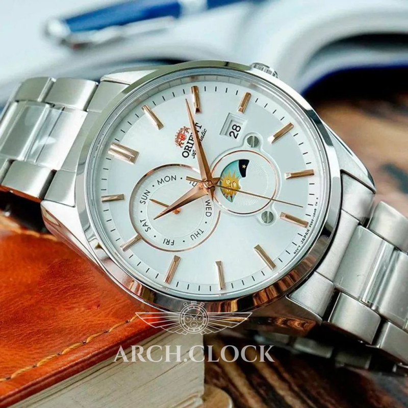Годинник Orient AK0306S10B Sun&Moon Automatic, фото 6