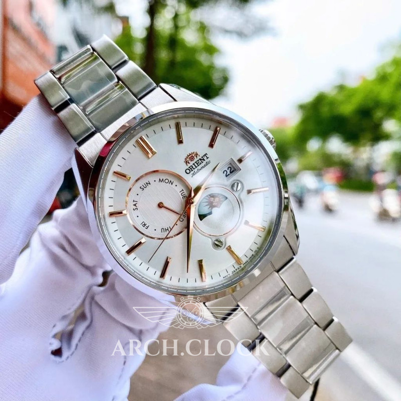 Годинник Orient AK0306S10B Sun&Moon Automatic, фото 14