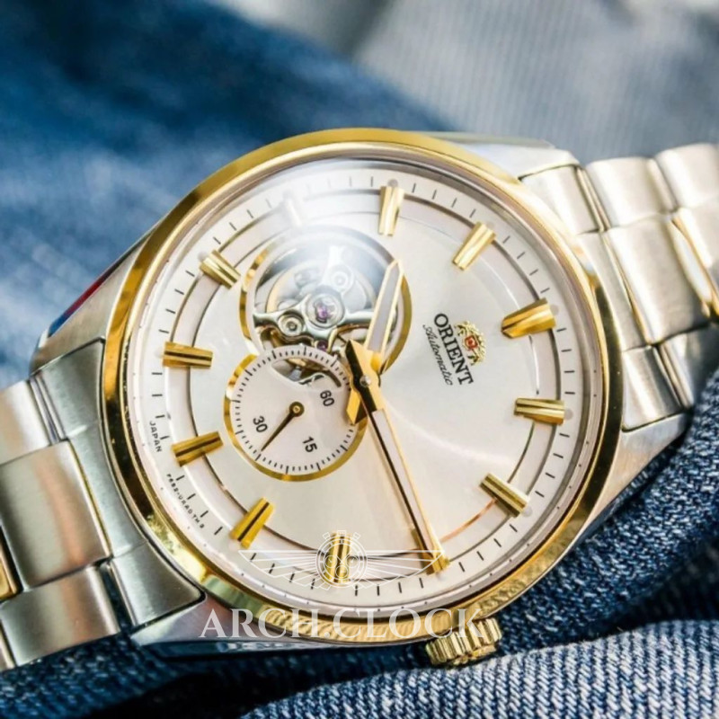 Годинник Orient Open Heart Automatic AR0001S10B Bicolor, фото 5