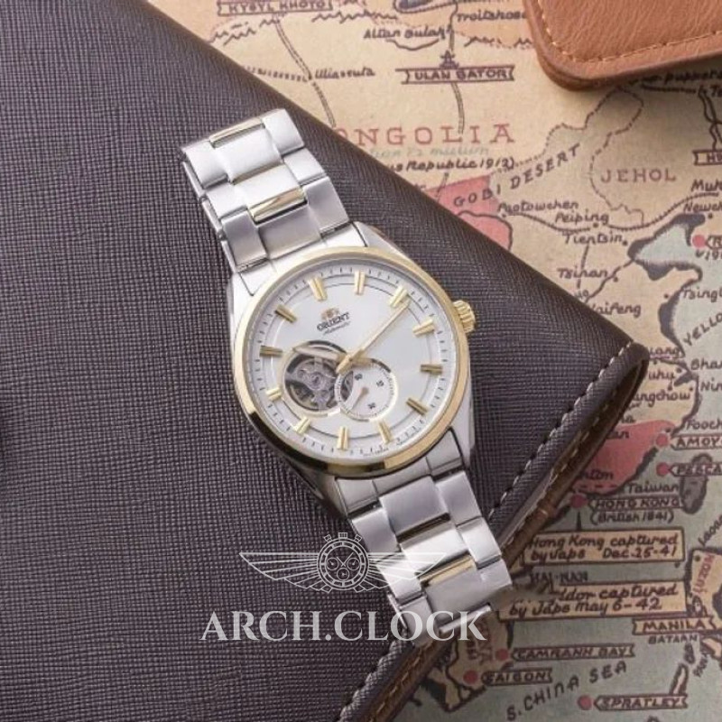 Годинник Orient Open Heart Automatic AR0001S10B Bicolor, фото 3