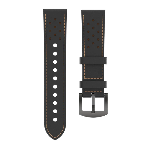 KOSPET 22mm Premium Archlan Leather Strap Grey