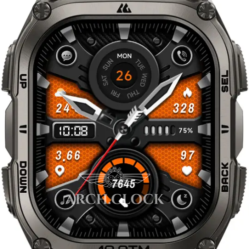 KOSPET 22mm Premium Archlan Leather Strap Grey