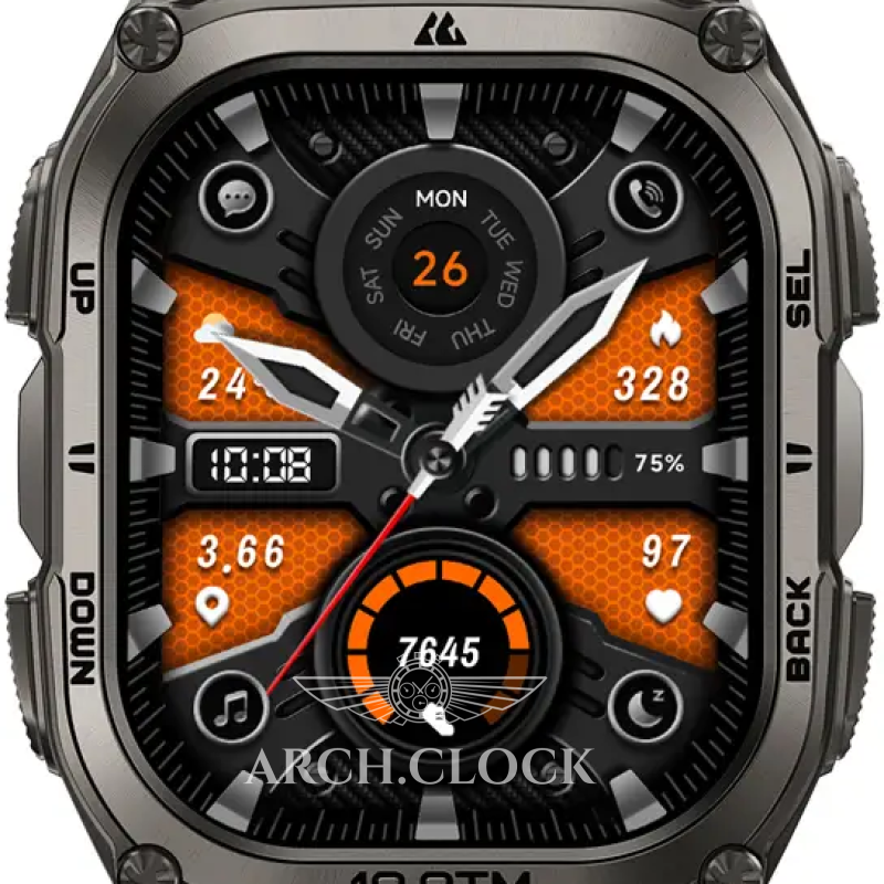 KOSPET 22mm Premium Archlan Leather Strap Grey, фото 5