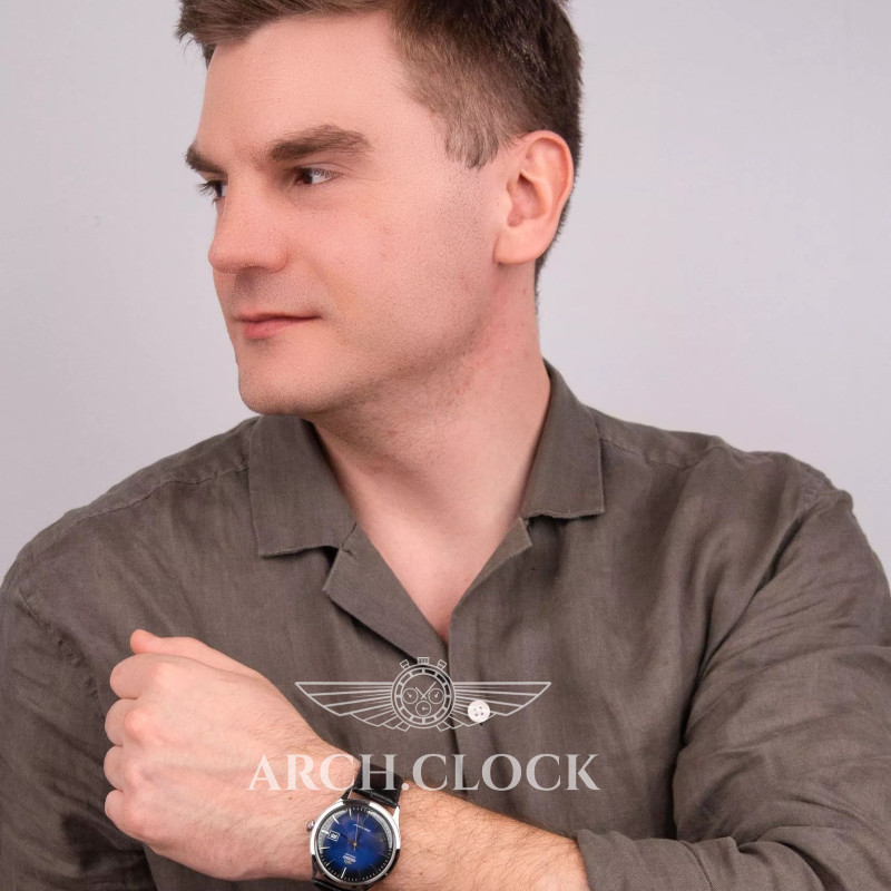 Часы ORIENT FAC08004D0 Bambino Automatic Blue Dial, фото 16
