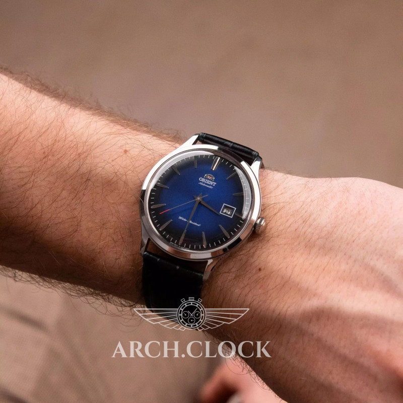 Часы ORIENT FAC08004D0 Bambino Automatic Blue Dial, фото 7