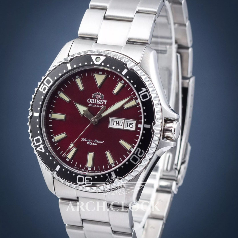Годинник Orient RA-AA0003R19B RED KAMASU Automatic Diver Sapphire, фото 8