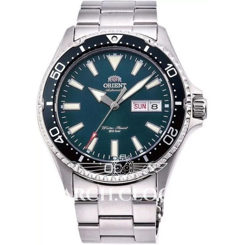 Orient RA-AA0004E19B Green KAMASU Automatic Diver Sapphire