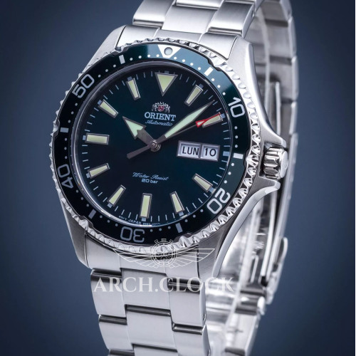 Orient RA-AA0004E19B Green KAMASU Automatic Diver Sapphire