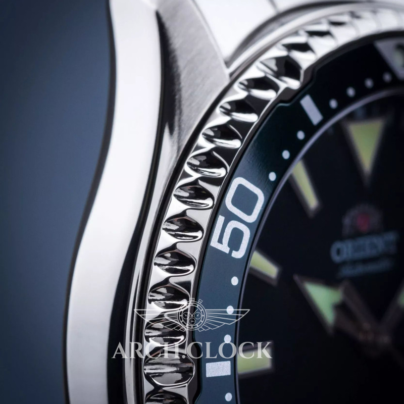 Годинник Orient RA-AA0004E19B Green KAMASU Automatic Diver Sapphire, фото 4