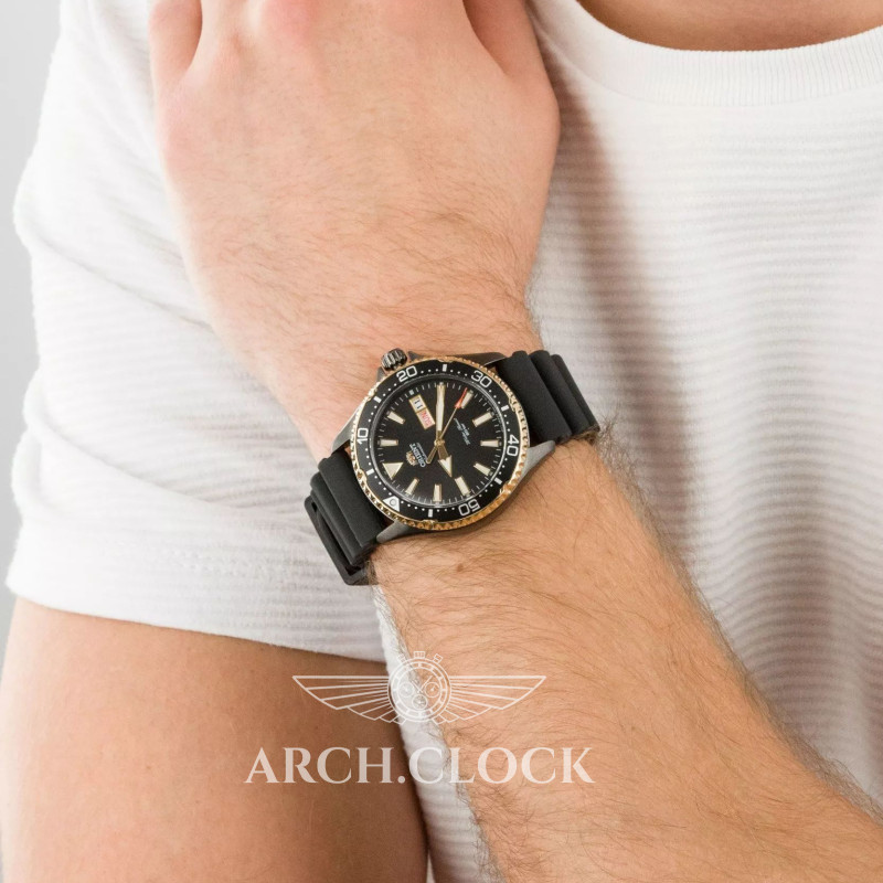 Годинник Orient RA-AA0005B19A KAMASU Automatic Diver Sapphire, фото 5