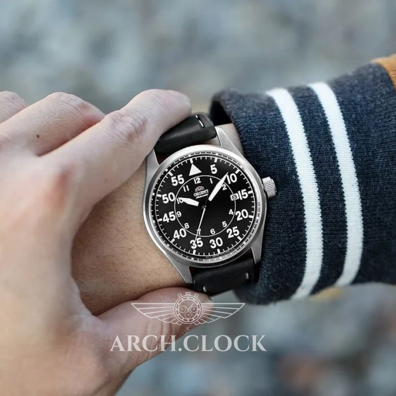Годинник Orient RA-AC0H03B10B AVIATOR PILOT Automatic, фото 5