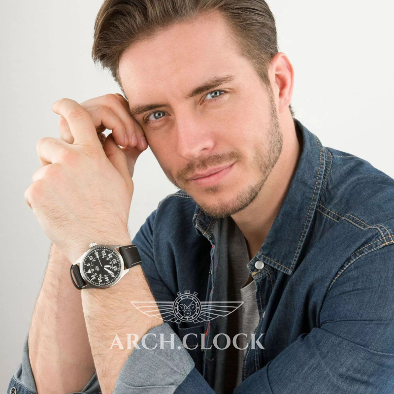 Годинник Orient RA-AC0H03B10B AVIATOR PILOT Automatic, фото 6