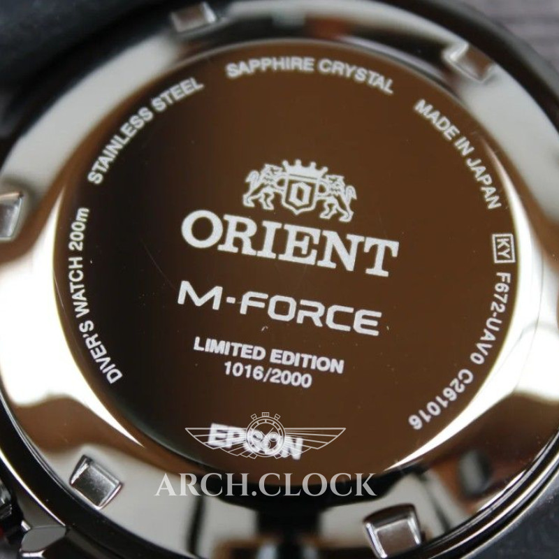 Годинник ORIENT M-FORCE RA-AC0L09R00B Automatic Sapphire, фото 16