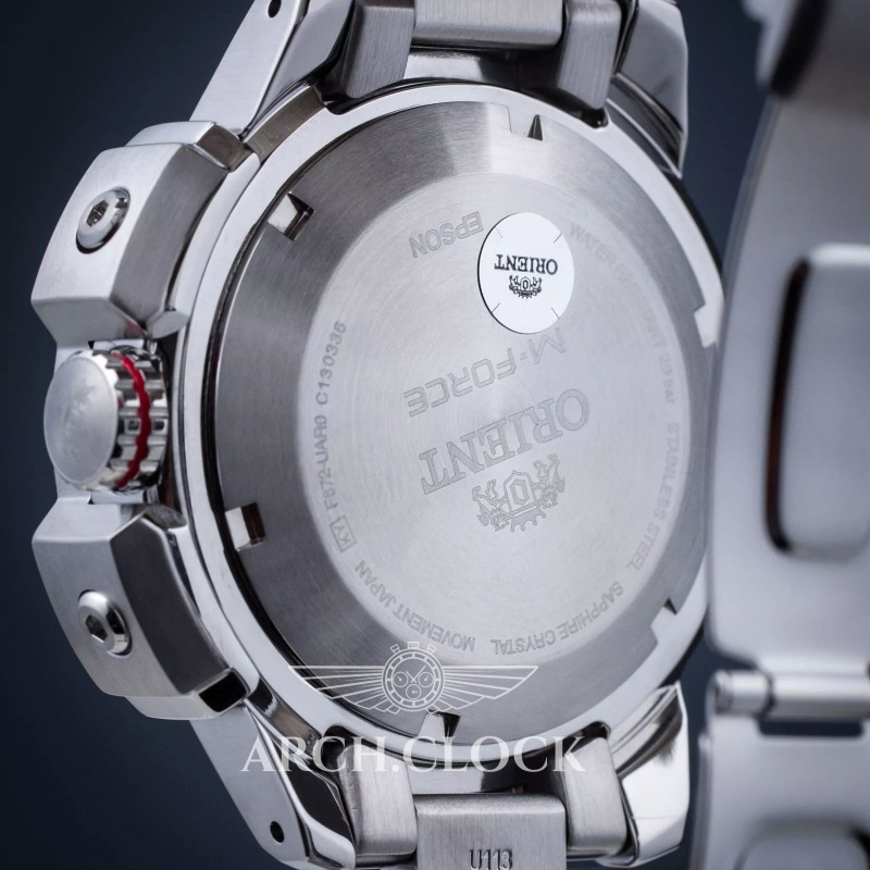 Годинник ORIENT M-FORCE RA-AC0N01B10B Automatic Sapphire, фото 12