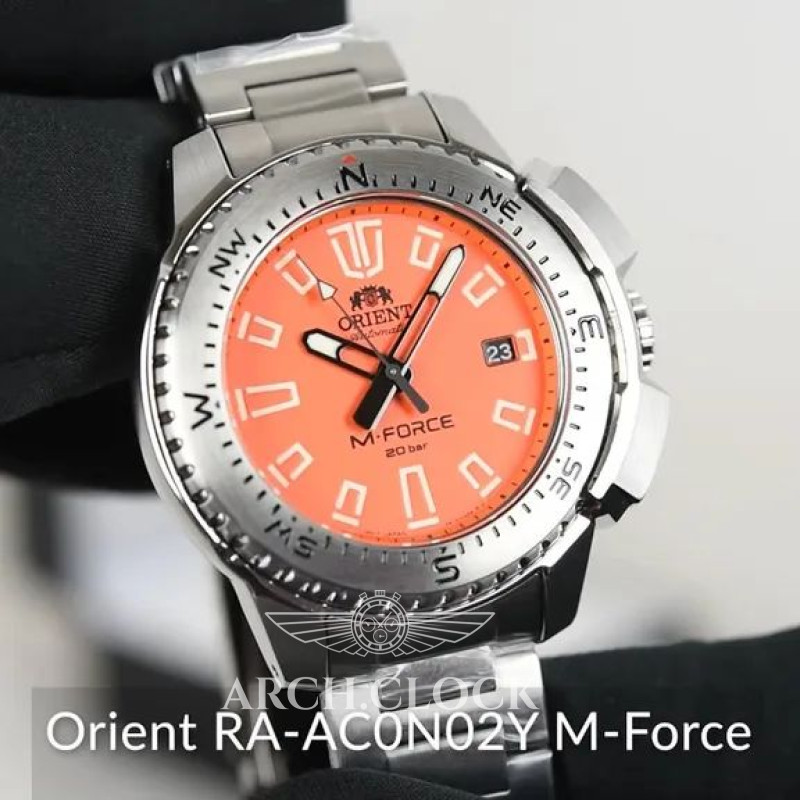 Годинник ORIENT M-FORCE RA-AC0N02Y Automatic Sapphire, фото 13