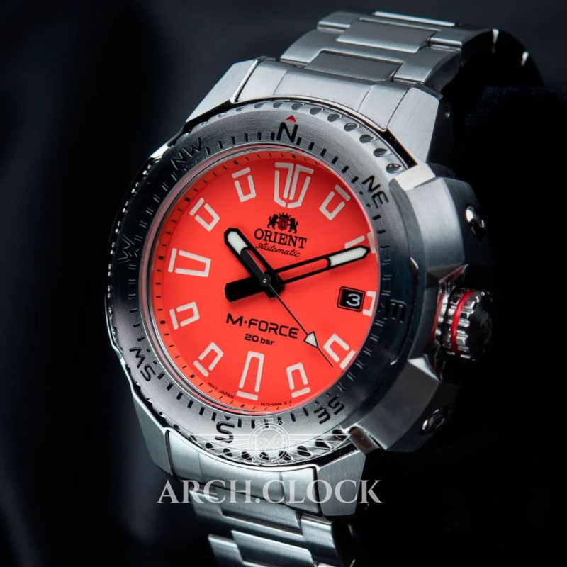 Годинник ORIENT M-FORCE RA-AC0N02Y Automatic Sapphire, фото 15