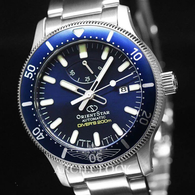 Годинник Orient Star Blue Dial RE-AU0302L00B Diver 200M Automatic, фото 21