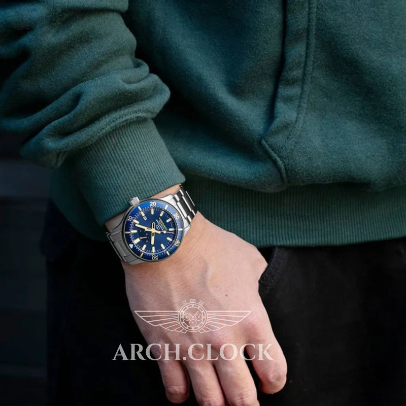 Годинник Orient Star Blue Dial RE-AU0302L00B Diver 200M Automatic, фото 12