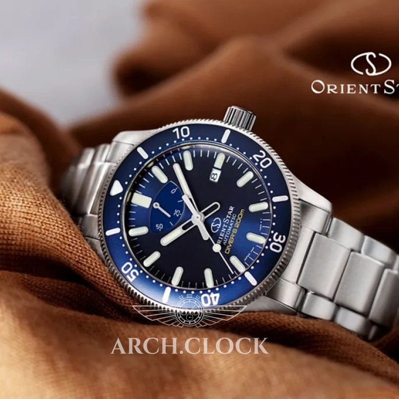 Годинник Orient Star Blue Dial RE-AU0302L00B Diver 200M Automatic, фото 11