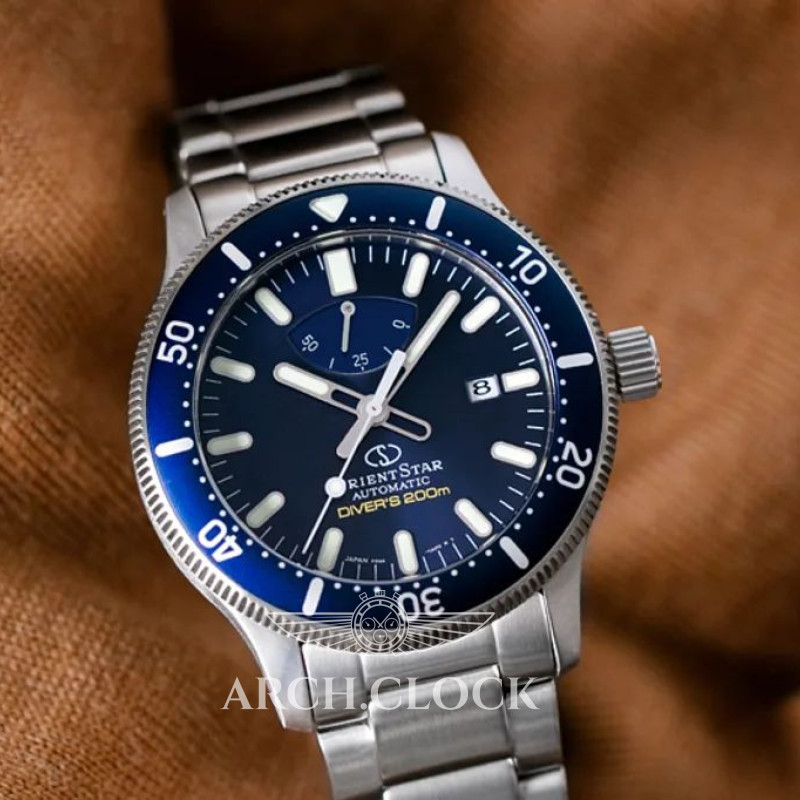 Годинник Orient Star Blue Dial RE-AU0302L00B Diver 200M Automatic, фото 2