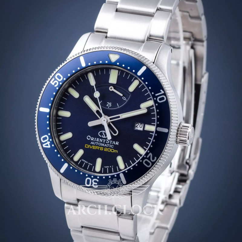 Годинник Orient Star Blue Dial RE-AU0302L00B Diver 200M Automatic, фото 17