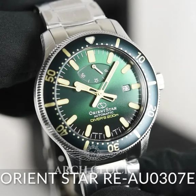 Годинник Orient Star Green Dial RE-AU0307E00B Diver 200M Automatic, фото 7