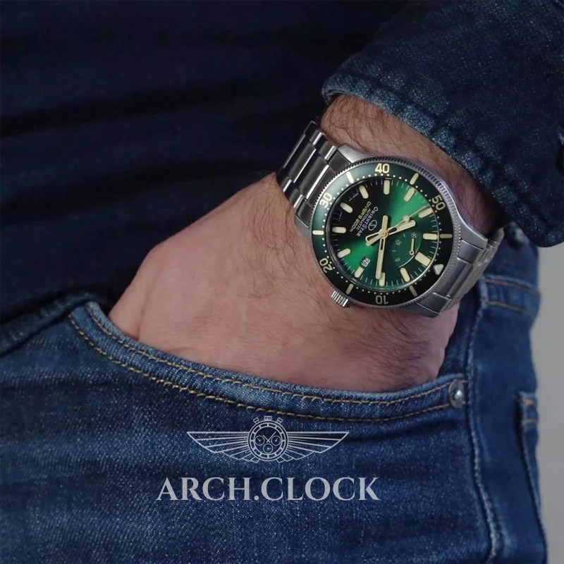 Годинник Orient Star Green Dial RE-AU0307E00B Diver 200M Automatic, фото 11