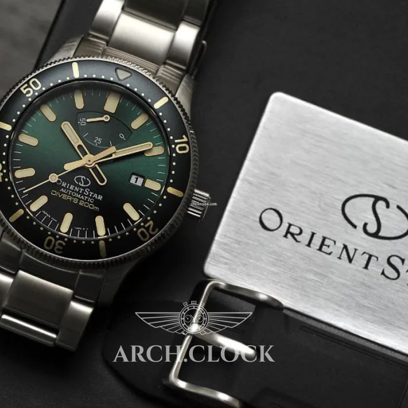 Годинник Orient Star Green Dial RE-AU0307E00B Diver 200M Automatic, фото 13