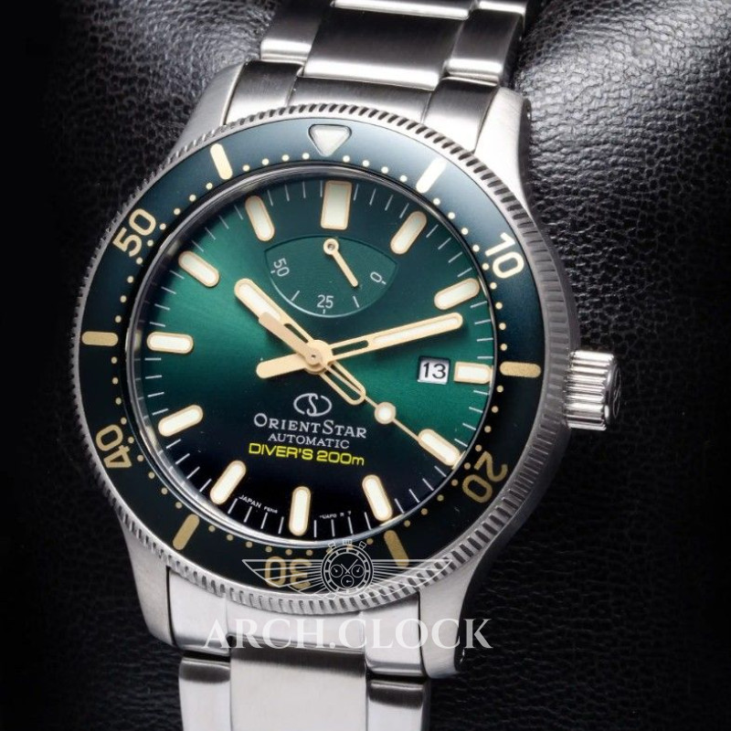 Годинник Orient Star Green Dial RE-AU0307E00B Diver 200M Automatic, фото 4