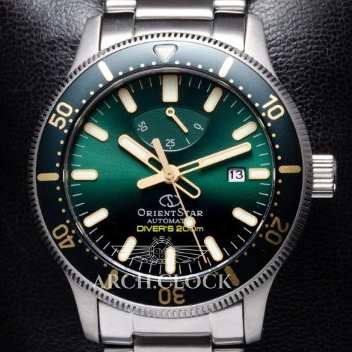 Orient Star Green Dial RE-AU0307E00B Diver 200M Automatic