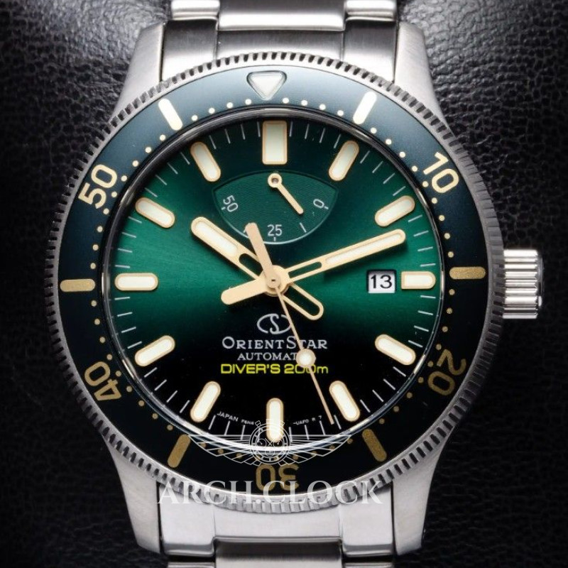 Годинник Orient Star Green Dial RE-AU0307E00B Diver 200M Automatic, фото 17