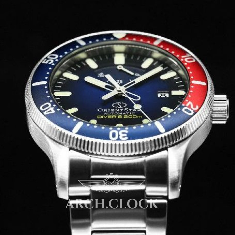 Годинник Orient Star Pepsi RK-AU0306L Diver 200M Automatic, фото 2
