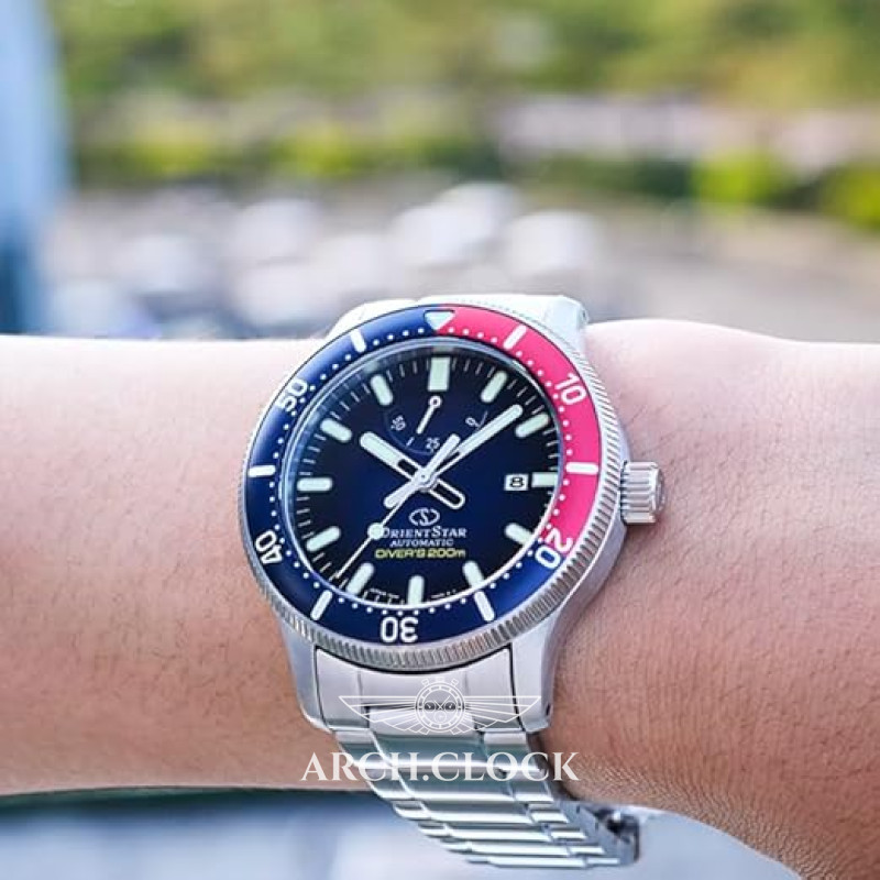 Orient Star Pepsi RK-AU0306L Diver 200M Automatic, фото 14