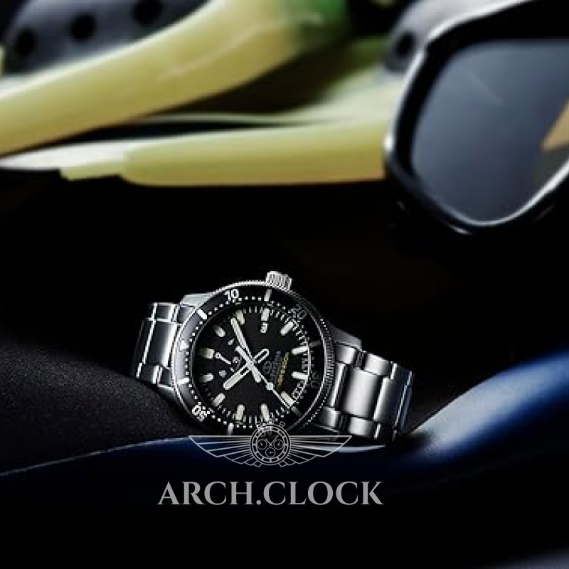 Годинник Star Black Dial RK-AU0309B Diver 200M Automatic, фото 6