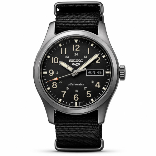 Seiko 5 SRPG37K1 Military Sports Automatic 4R36 100m