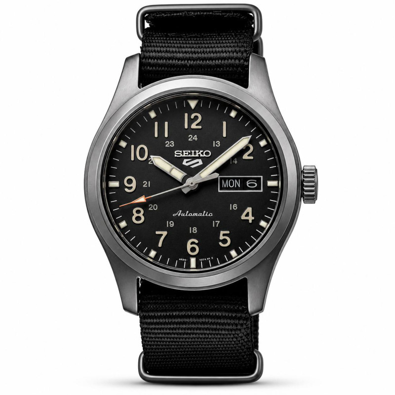 Годинник Seiko 5 SRPG37K1 Military Sports Automatic 4R36 100m, фото 1