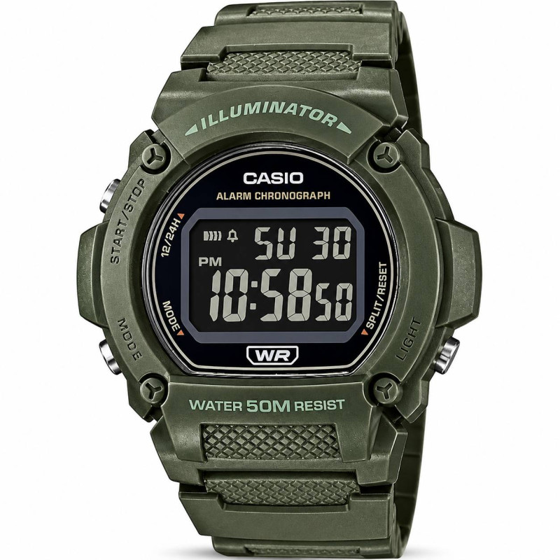 Годинник Casio W-219HC-3B, фото 1
