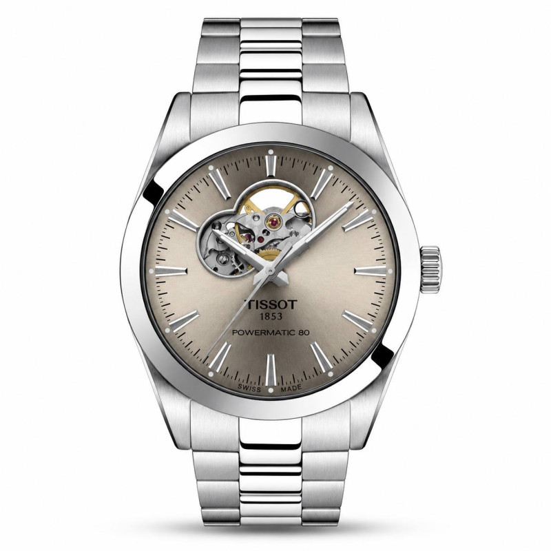 Годинник TISSOT GENTLEMAN POWERMATIC 80 OPEN HEART T127.407.11.081.00, фото 1