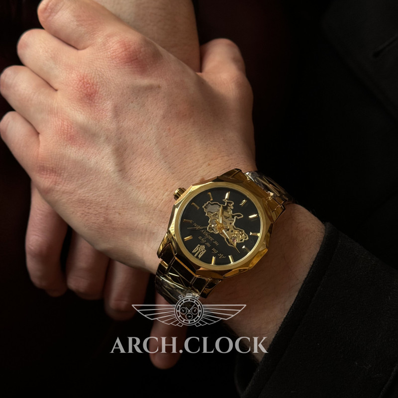 Годинник PATRIOT DimUa GOLD з автопідзаводом, фото 2
