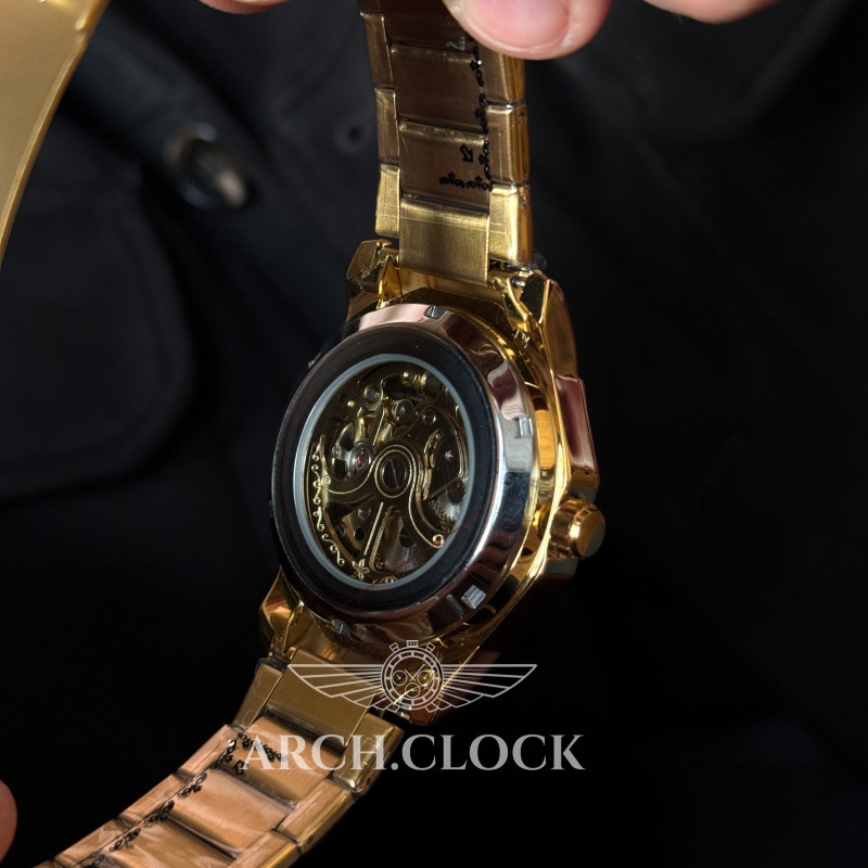 Годинник PATRIOT DimUa GOLD з автопідзаводом, фото 5