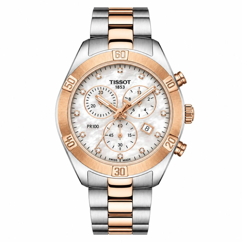 Годинник TISSOT PR 100 SPORT CHIC CHRONOGRAPH T101.917.22.116.00, фото 1