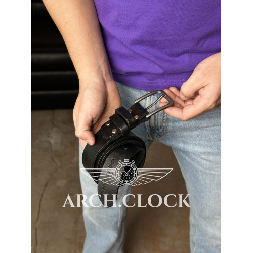 Ремінь із натуральної шкіри I’M UKRAINIAN