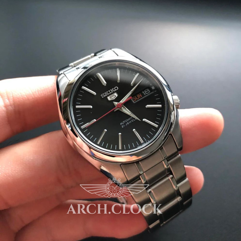 Годинник Seiko 5 SNKL45K1 Automatic Black Dial, фото 4
