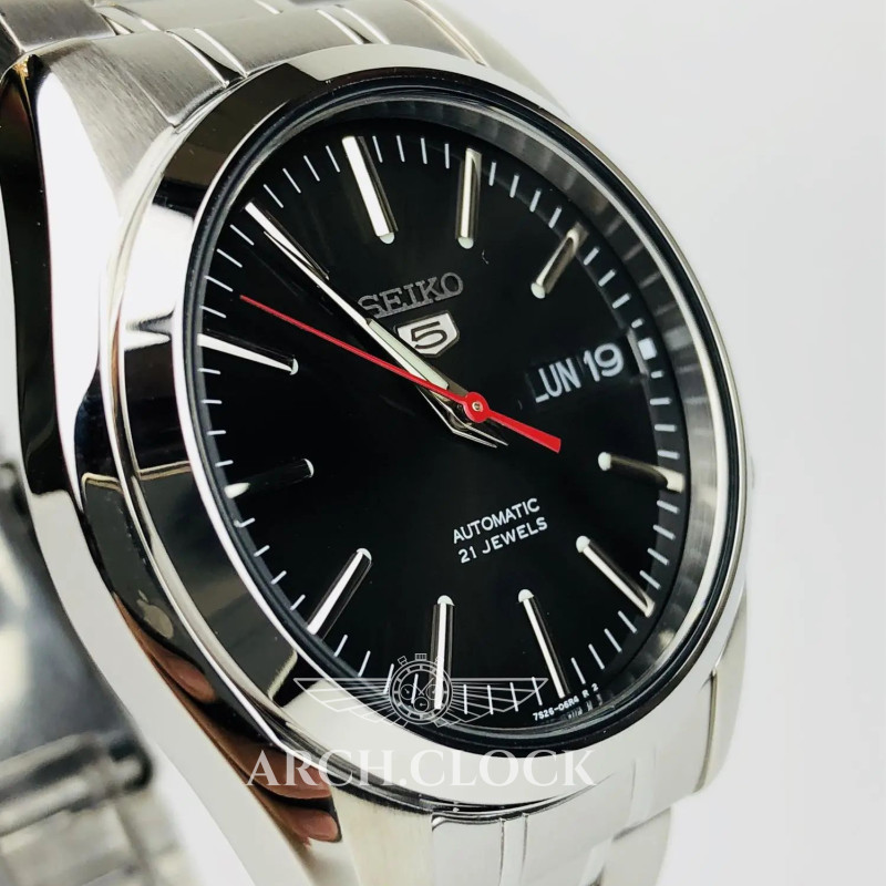 Годинник Seiko 5 SNKL45K1 Automatic Black Dial, фото 2