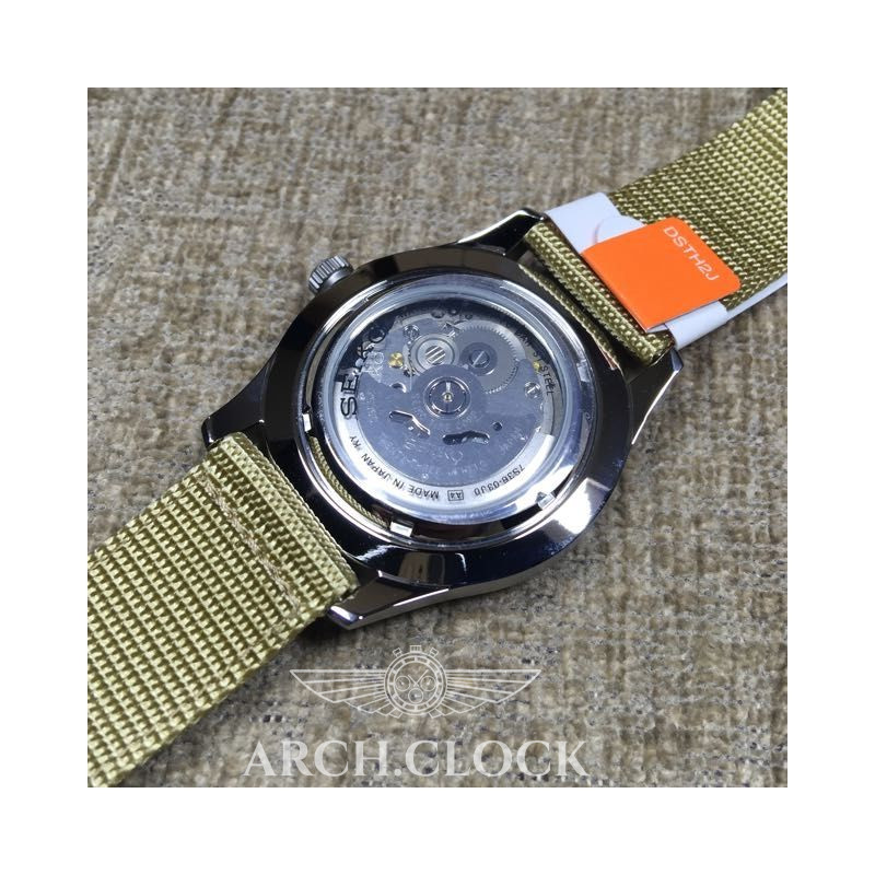 Годинник Seiko 5 SNZG07J1 Military Automatic Beige MADE IN JAPAN, фото 4