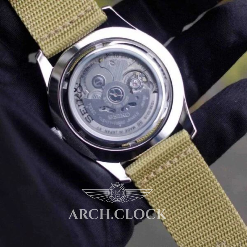 Годинник Seiko 5 SNZG07J1 Military Automatic Beige MADE IN JAPAN, фото 20