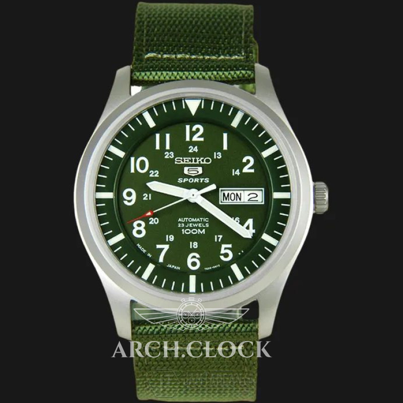 Годинник Seiko 5 SNZG09J1 Military Automatic Green MADE IN JAPAN, фото 20