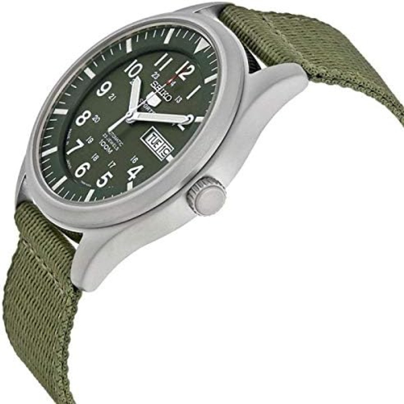Годинник Seiko 5 SNZG09J1 Military Automatic Green MADE IN JAPAN, фото 15