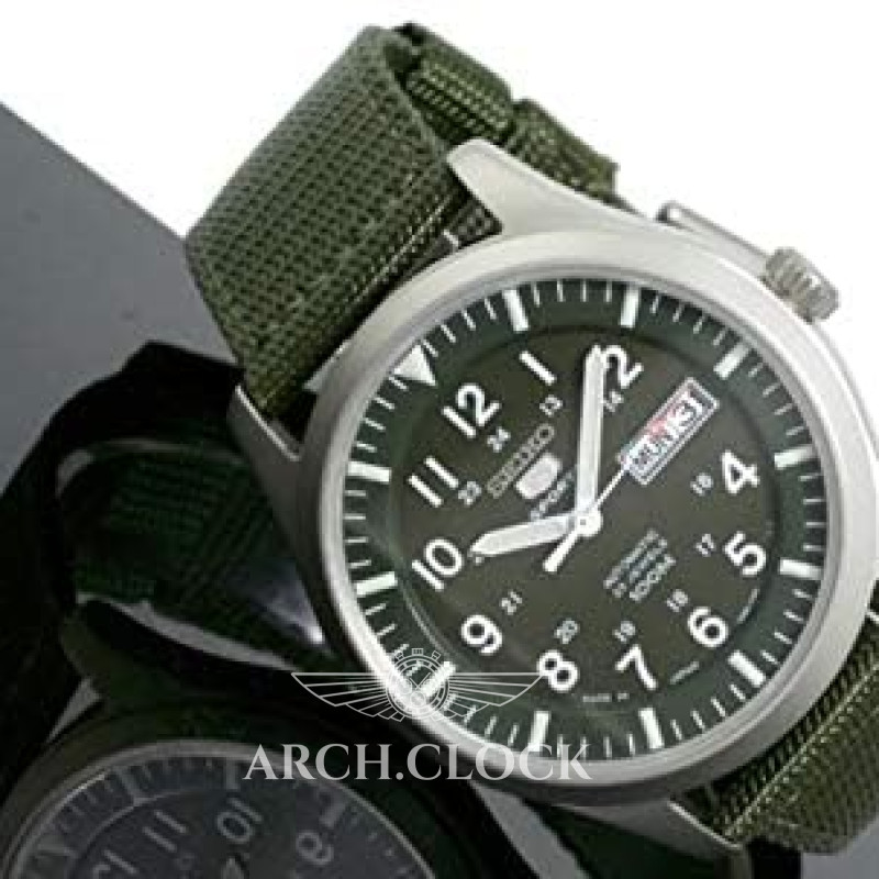 Годинник Seiko 5 SNZG09J1 Military Automatic Green MADE IN JAPAN, фото 33